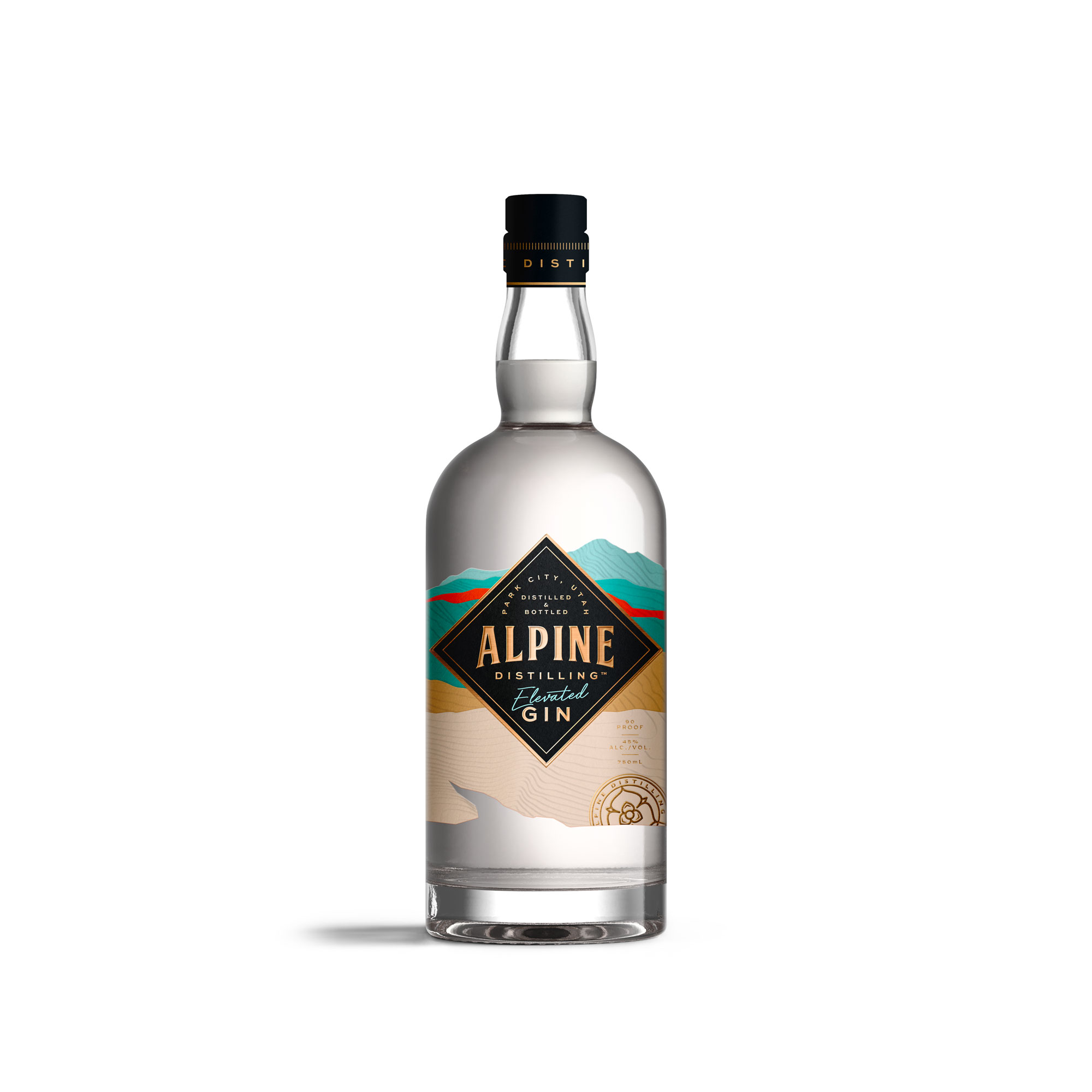 Alpine Elevated Gin bottle