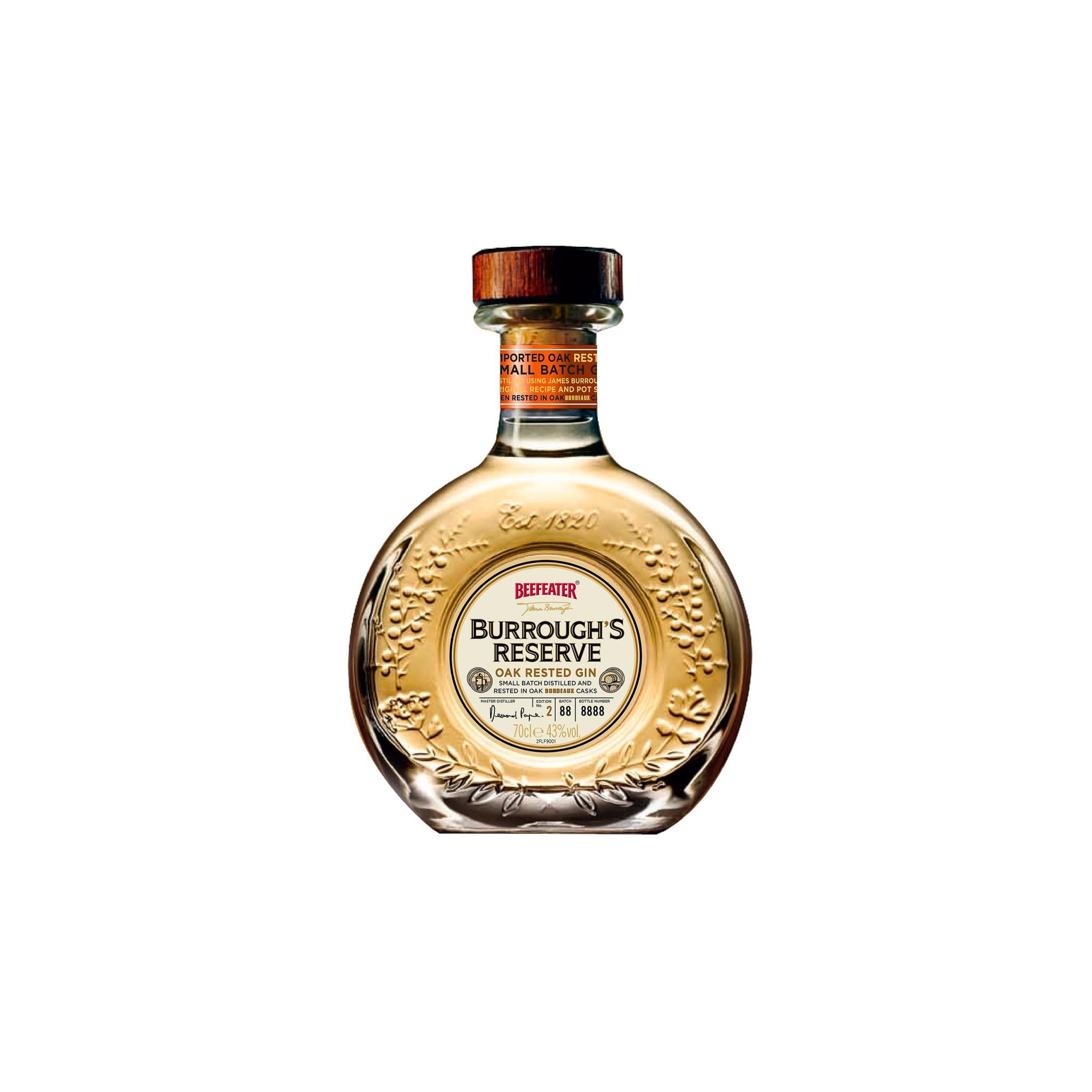 Beefeater Burrough's Reserve Gin Bottle