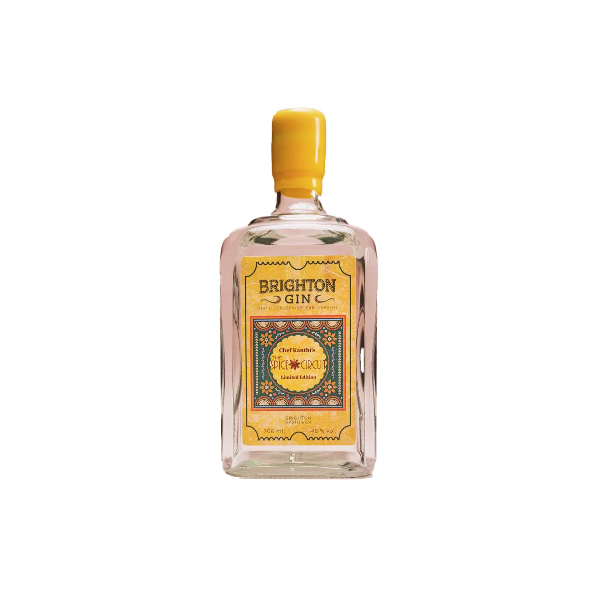 Brighton Gin's Spice Circuit Gin bottle