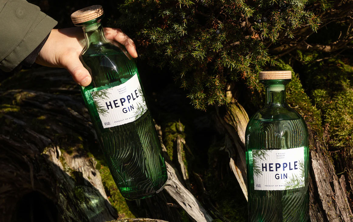 Hepple Gin Bottles