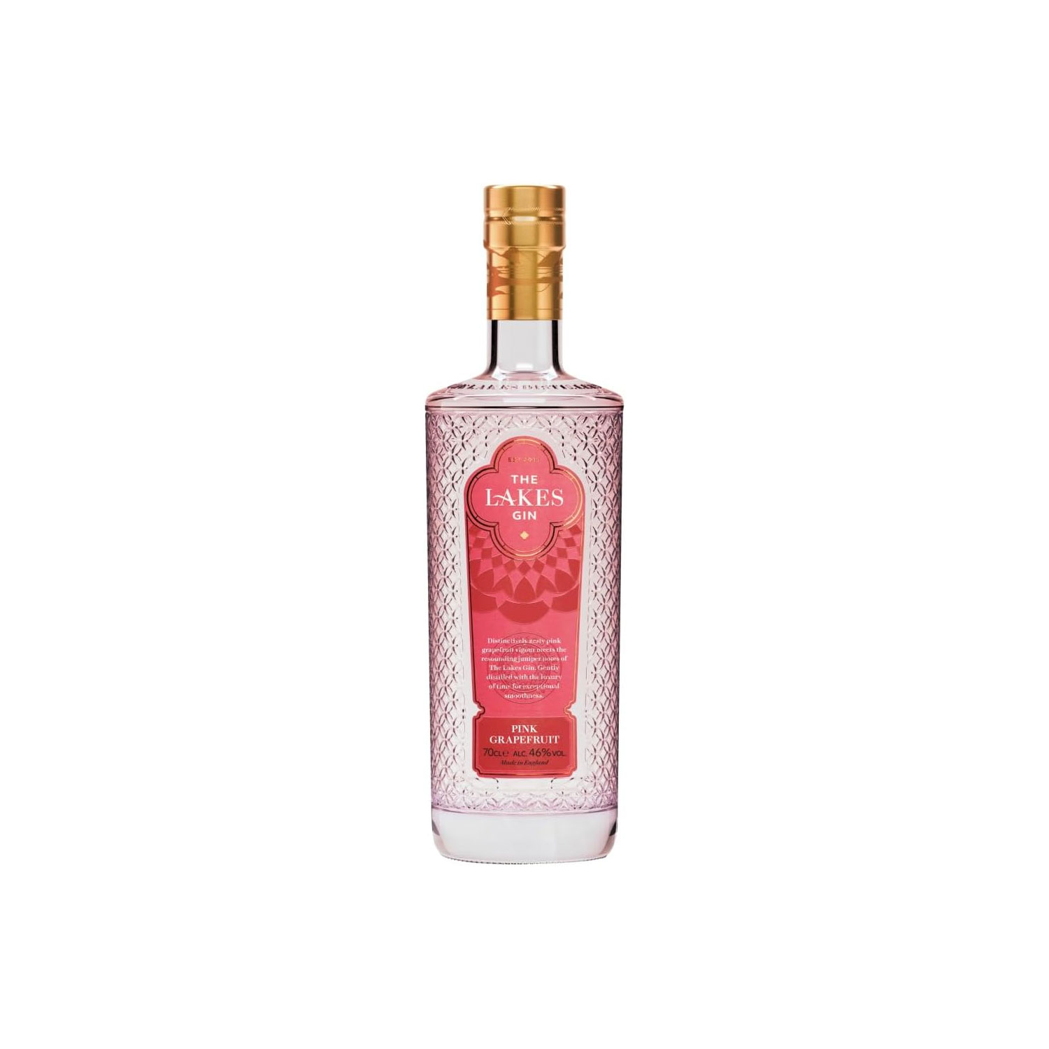 The Lakes Pink Grapefruit Gin Bottle