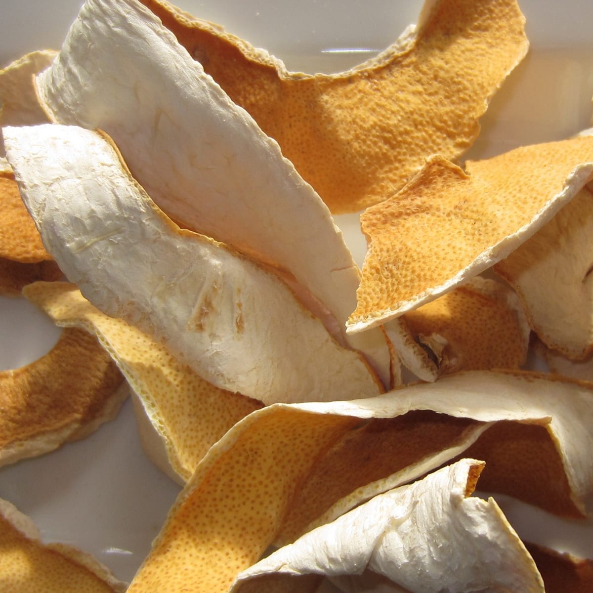 Lemon Peel used in gin production as a botanical