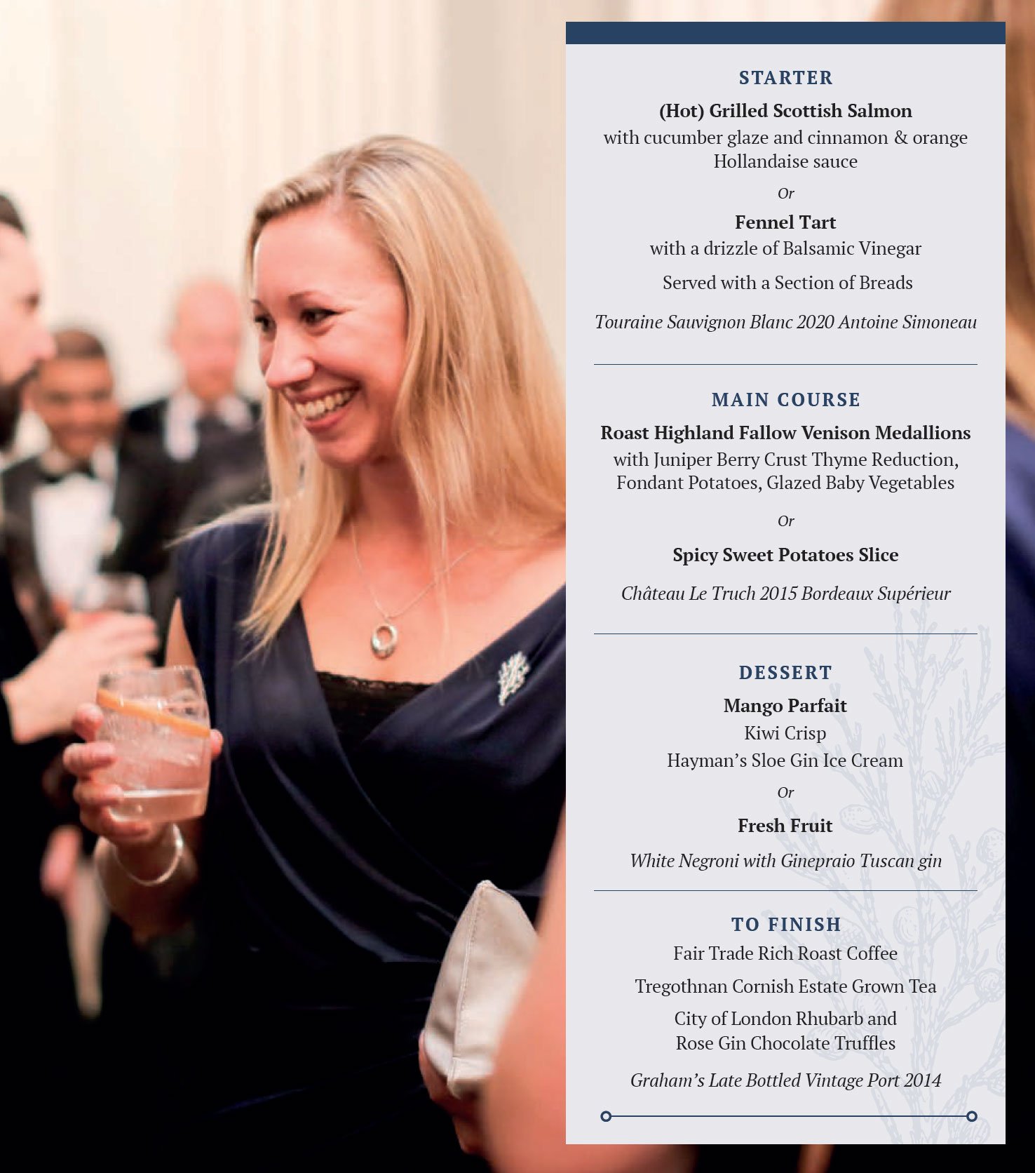 Spring Dinner Menu 2023