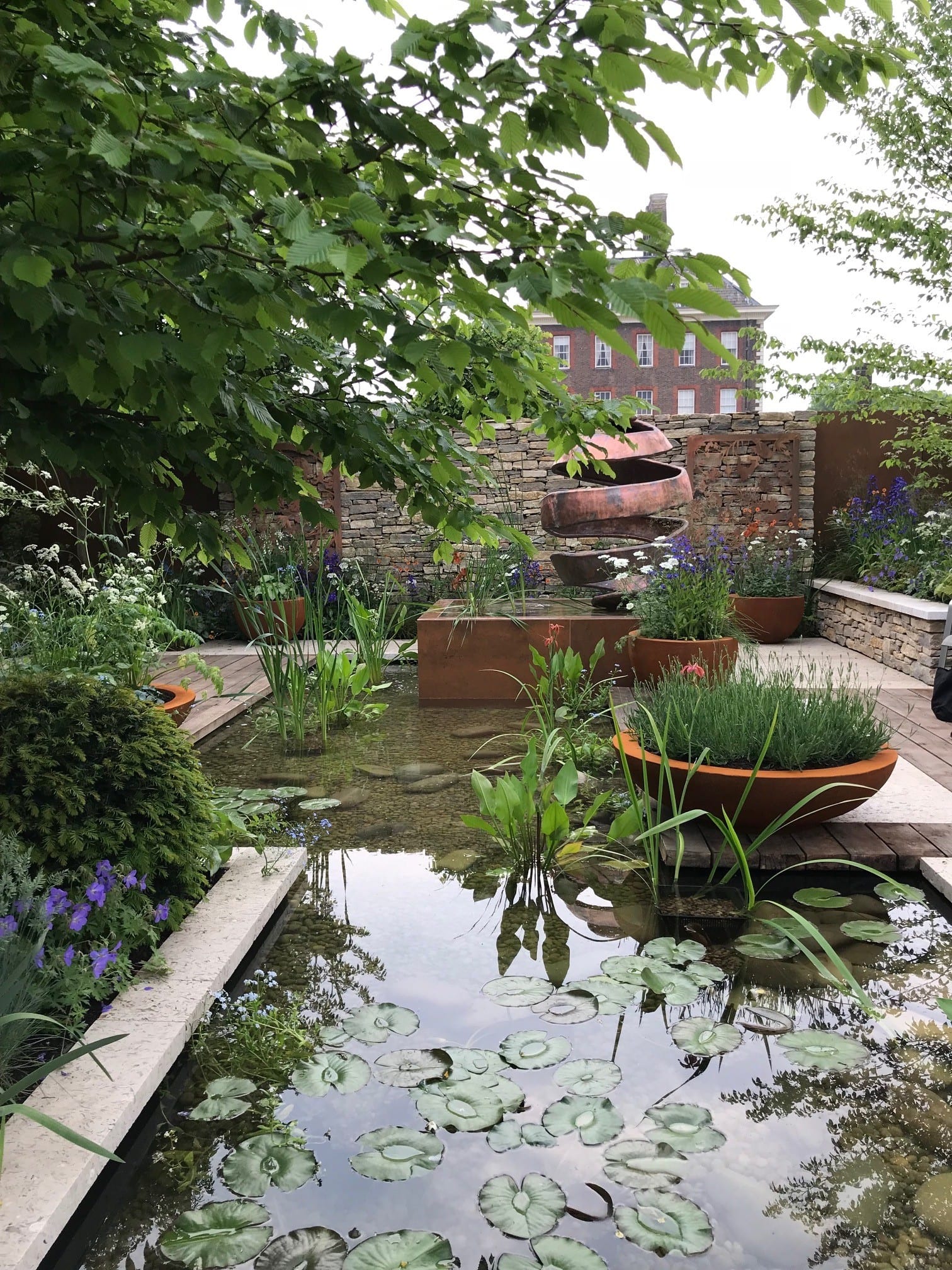 The Silent Pool garden at Chelsea Flower Show 2018